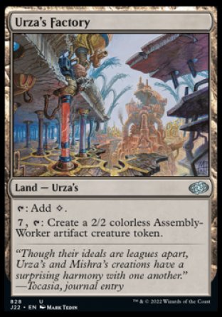 (828) Magic The Gathering Jumpstart 2022 Single: Urza's Factory  Uncommon