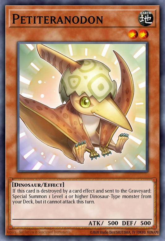 (014) YuGiOh TCG WISU: Wild Survivors Single: Petiteranodon  Rare