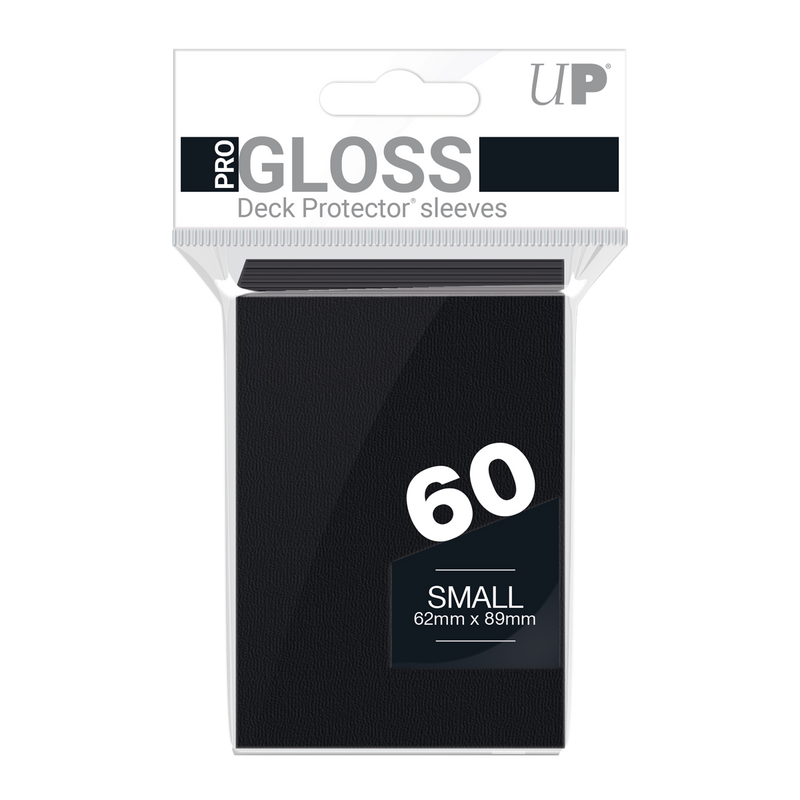 Ultra Pro - Pro Gloss Deck Protector Sleeves - Small 60ct - Black