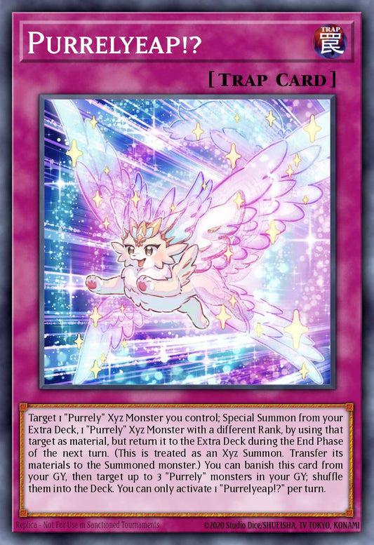 (292) YuGiOh TCG MP24: 25th Anniversary Tin: Dueling Mirrors Single: Purrelyeap!?  Ultra Rare