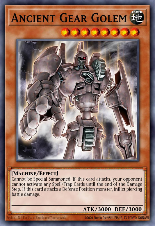 (151) YuGiOh TCG RA03: Quarter Century Bonanza Single: Ancient Gear Golem (V.2 - Quarter Century Secret Rare)  Quarter Century Secret Rare