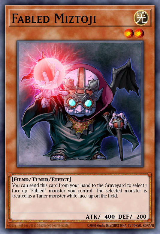 (132) YuGiOh TCG HAC1: Hidden Arsenal: Chapter 1 Single: Fabled Miztoji (V.1 - Common)  Common
