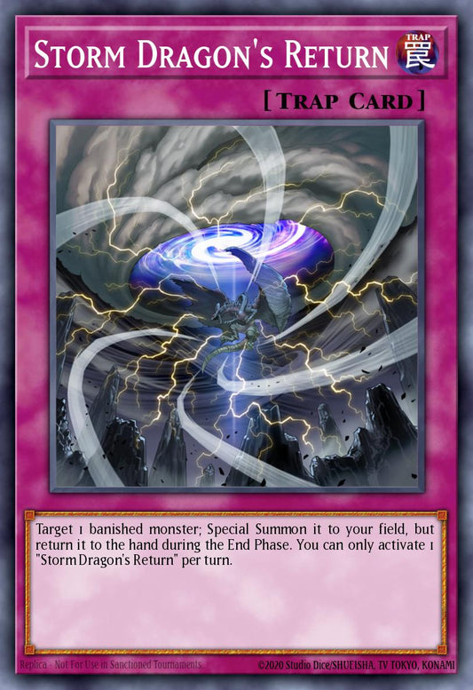 (138) YuGiOh TCG MP20: 2020 Tin of Lost Memories Mega Pack Single: Storm Dragon's Return  Ultra Rare