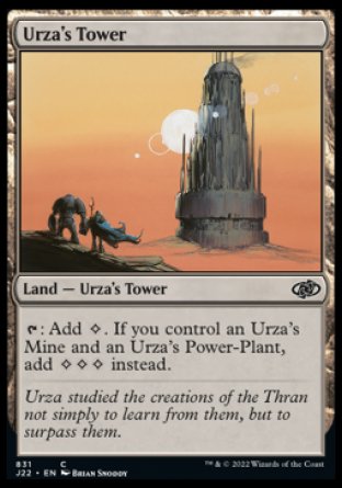 (831) Magic The Gathering Jumpstart 2022 Single: Urza's Tower  Common