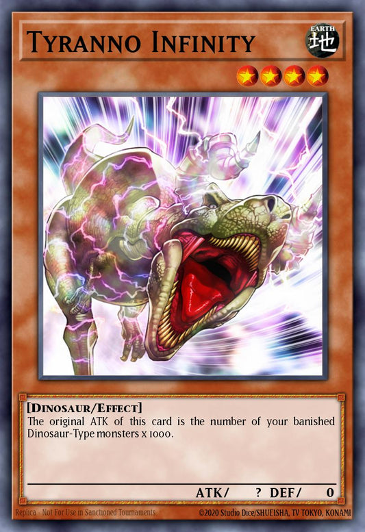 (153) YuGiOh TCG LCJW: Legendary Collection 4: Mega Pack Single: Tyranno Infinity  Common