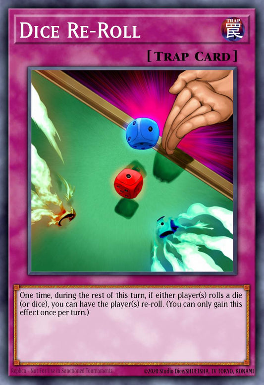(EN100) YuGiOh TCG DCR: Dark Crisis Single: Dice Re-Roll (V.2 - Common)  Common