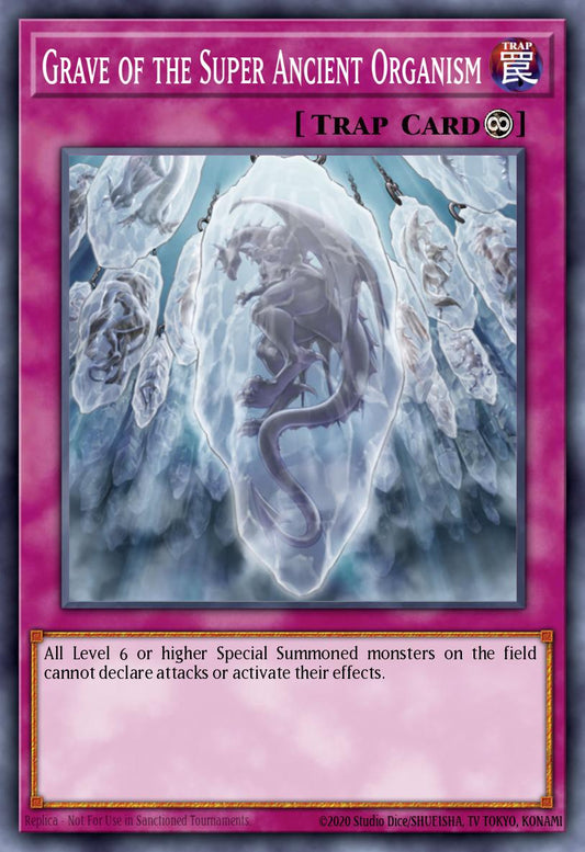 (077) YuGiOh TCG RA03: Quarter Century Bonanza Single: Grave of the Super Ancient Organism (V.1 - Super Rare)  Super Rare
