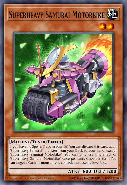 (186) YuGiOh TCG MP24: 25th Anniversary Tin: Dueling Mirrors Single: Superheavy Samurai Motorbike  Ultra Rare