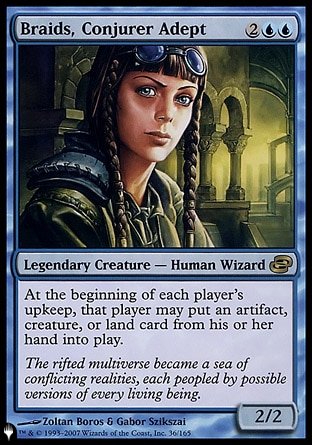 (036) Magic The Gathering The List Single: Braids, Conjurer Adept  Rare