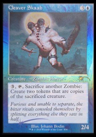 (834) Magic The Gathering Secret Lair Drop Series Single: Cleaver Skaab  Rare