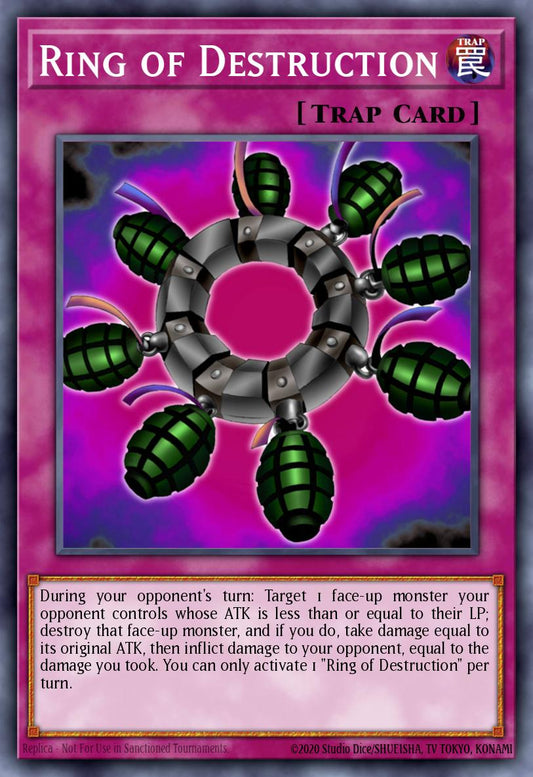 (119) YuGiOh TCG RA04: Quarter Century Stampede Single: Ring of Destruction (V.2 - Quarter Century Secret Rare)  Quarter Century Secret Rare