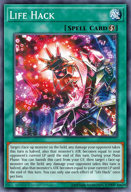 (041) YuGiOh TCG BLTR: Battles of Legend: Terminal Revenge Single: Life Hack  Ultra Rare