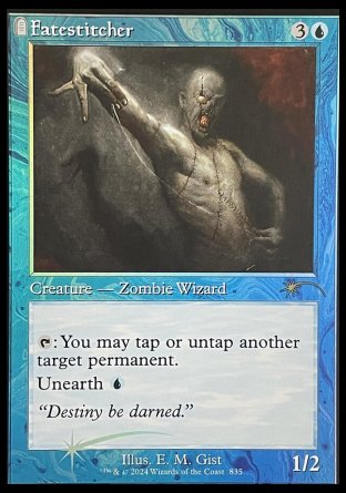 (835) Magic The Gathering Secret Lair Drop Series Single: Fatestitcher Holo Rare