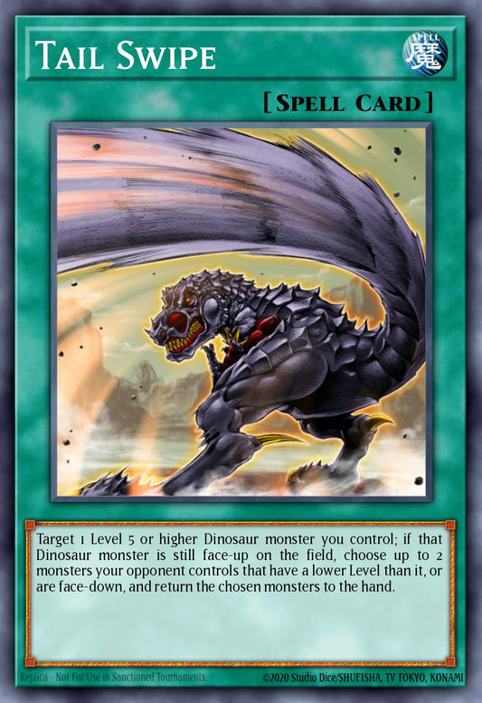 (162) YuGiOh TCG LCJW: Legendary Collection 4: Mega Pack Single: Tail Swipe  Common