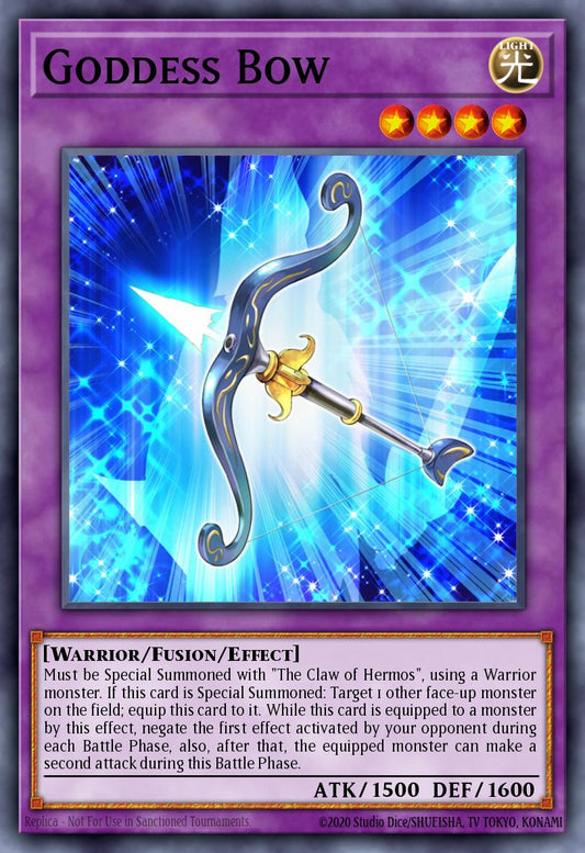 (062) YuGiOh TCG DLCS: Dragons of Legend: The Complete Series Single: Goddess Bow  Common