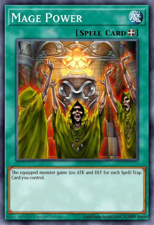 (139) YuGiOh TCG MAGO: Maximum Gold Single: Mage Power  Rare