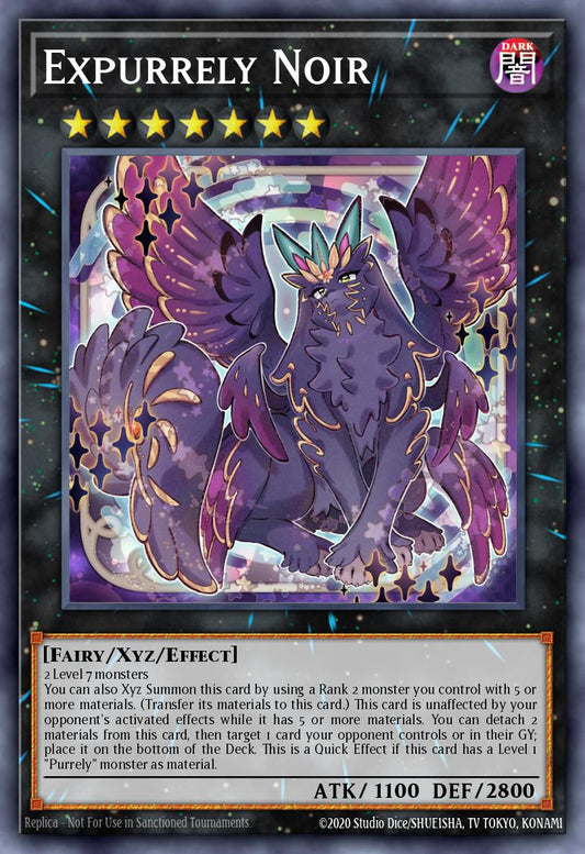 (288) YuGiOh TCG MP24: 25th Anniversary Tin: Dueling Mirrors Single: Expurrely Noir  Ultra Rare