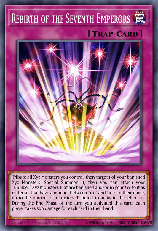 (361) YuGiOh TCG MP24: 25th Anniversary Tin: Dueling Mirrors Single: Rebirth of the Seventh Emperors  Common