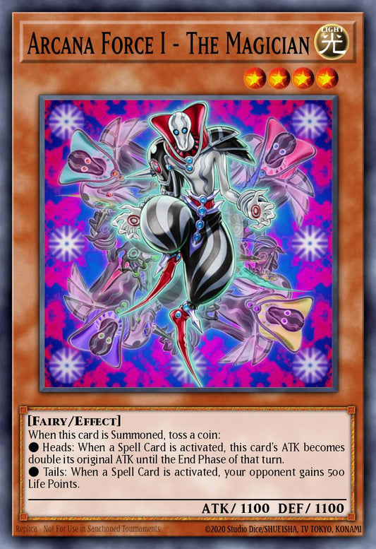 (009) YuGiOh TCG LODT: Light of Destruction Single: Arcana Force I - The Magician (V.1 - Common)  Common