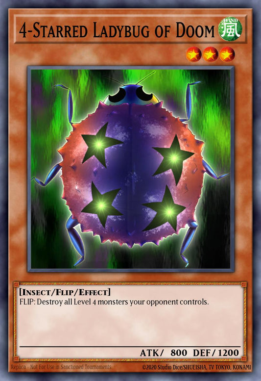 (EN088) YuGiOh TCG PSV: Pharaoh's Servant Single: 4-Starred Ladybug of Doom (V.3 - Common)  Common