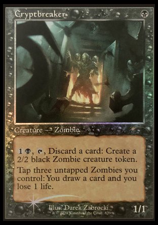 (839) Magic The Gathering Secret Lair Drop Series Single: Cryptbreaker  Rare