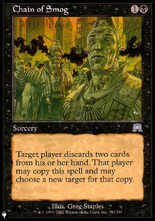 (132) Magic The Gathering The List Single: Chain of Smog  Uncommon