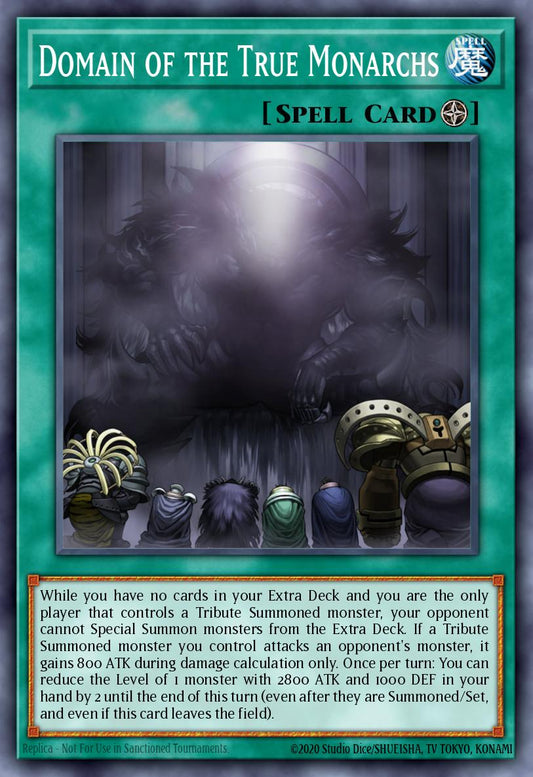 (090) YuGiOh TCG MAGO: Maximum Gold Single: Domain of the True Monarchs  Rare