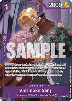 (OP10-063) One Piece TCG OP12: Legacy of the Master Single: Vinsmoke Sanji (OP10-063)  Treasure Rare