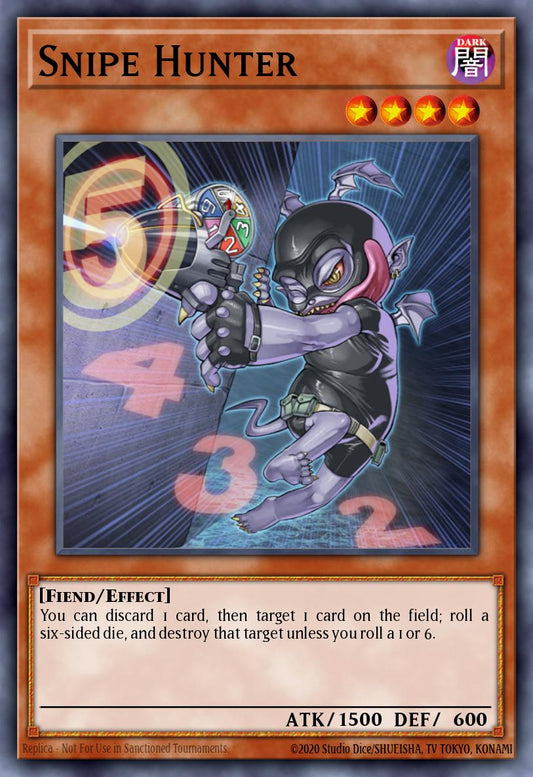 (170) YuGiOh TCG RA03: Quarter Century Bonanza Single: Snipe Hunter (V.1 - Platinum Secret Rare)  Platinum Secret Rare