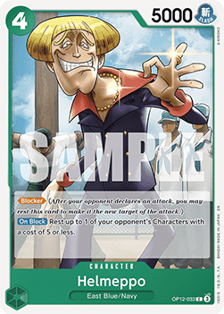 (033) One Piece TCG OP12: Legacy of the Master Single: Helmeppo (OP12-033)  Common