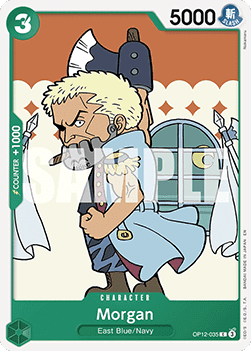 (035) One Piece TCG OP12: Legacy of the Master Single: Morgan (OP12-035)  Common