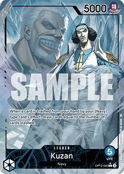 (040) One Piece TCG OP12: Legacy of the Master Single: Kuzan (OP12-040) (V.2)  Alternate Art