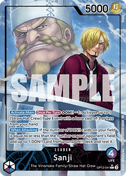 (041) One Piece TCG OP12: Legacy of the Master Single: Sanji (OP12-041) (V.2)  Alternate Art