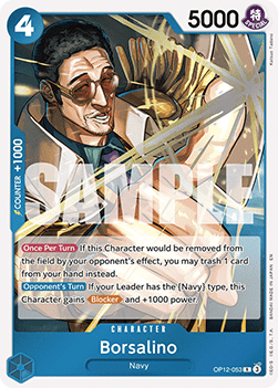 (053) One Piece TCG OP12: Legacy of the Master Single: Borsalino (OP12-053)  Rare