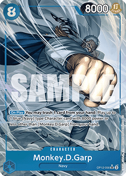 (056) One Piece TCG OP12: Legacy of the Master Single: Monkey.D.Garp (OP12-056) (V.2)  Alternate Art