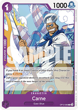 (066) One Piece TCG OP12: Legacy of the Master Single: Carne (OP12-066)  Common
