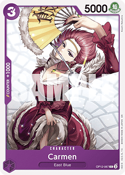 (067) One Piece TCG OP12: Legacy of the Master Single: Carmen (OP12-067)  Common