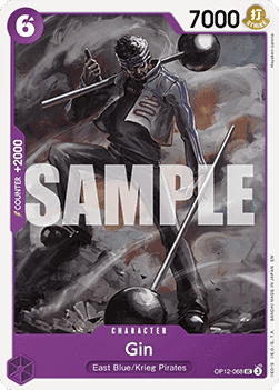 (068) One Piece TCG OP12: Legacy of the Master Single: Gin (OP12-068)  Uncommon