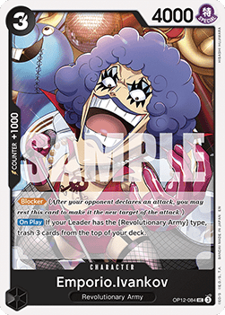 (084) One Piece TCG OP12: Legacy of the Master Single: Emporio.Ivankov (OP12-084)  Uncommon