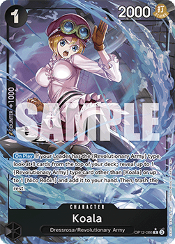 (086) One Piece TCG OP12: Legacy of the Master Single: Koala (OP12-086) (V.2)  Alternate Art
