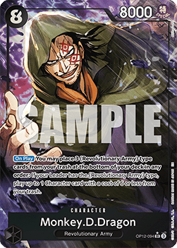 (094) One Piece TCG OP12: Legacy of the Master Single: Monkey.D.Dragon (OP12-094) (V.2)  Alternate Art