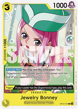 (101) One Piece TCG OP12: Legacy of the Master Single: Jewelry Bonney (OP12-101)  Common
