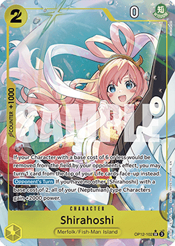 (102) One Piece TCG OP12: Legacy of the Master Single: Shirahoshi (OP12-102) (V.2)  Alternate Art