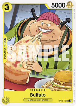 (110) One Piece TCG OP12: Legacy of the Master Single: Buffalo (OP12-110)  Common