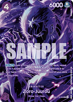 (ST18-004) One Piece TCG OP12: Legacy of the Master Single: Zoro-Juurou (ST18-004)  Special Rare