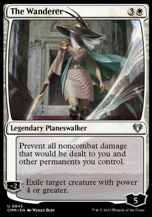 (843) Magic The Gathering Commander Masters: Extras Single: The Wanderer  Uncommon