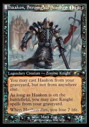 (843) Magic The Gathering Secret Lair Drop Series Single: Haakon, Stromgald Scourge Holo Rare