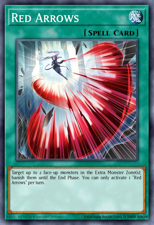 (253) YuGiOh TCG MP24: 25th Anniversary Tin: Dueling Mirrors Single: Red Arrows  Ultra Rare