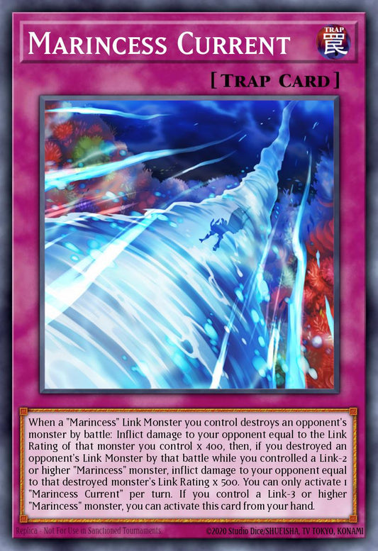 (134) YuGiOh TCG MP20: 2020 Tin of Lost Memories Mega Pack Single: Marincess Current  Common