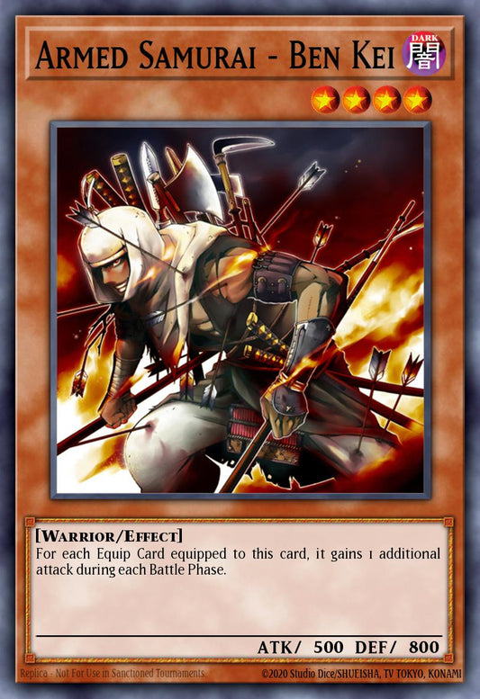 (261) YuGiOh TCG LCYW: Legendary Collection 3: Mega Pack Single: Armed Samurai - Ben Kei  Common